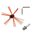 thumbnail image 3 of Chimney Power Sweeping Chimney Brush Diy Set Flexible Brush Head Kit, 3 of 10