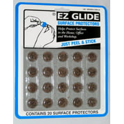 EZ Glide Surface Protectors, 5/8" Brown Circle