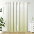thumbnail image 7 of Nanqianyi Light Yellow White Ombre Blackout Curtains for Bedroom/Living Room, Energy Efficient Thermal Insulated Grommet Window Drapes 52" Wx84" L 2 Panels, 7 of 7