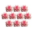 thumbnail image 1 of Cabezas de flores artificiales Sunnimix 10 piezas de color Mezclado para decoración de boda, 1 of 8