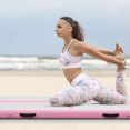thumbnail image 2 of Goplus 16.4FT Inflatable Gymnastics Tumbling Mat w/ Pump Indoor Outdoor Pink, 2 of 10
