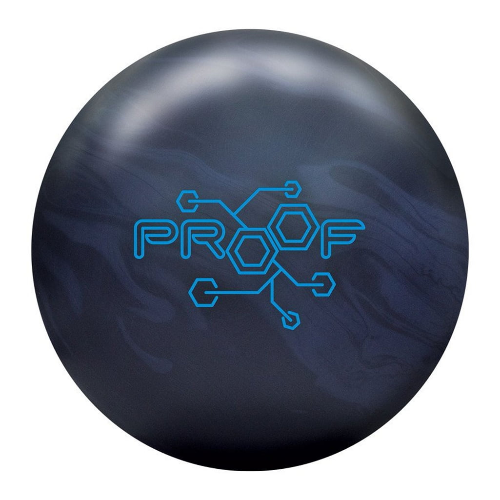 Track Proof Bowling Ball- Black/Grey Solid (15lbs) - Walmart.com ...