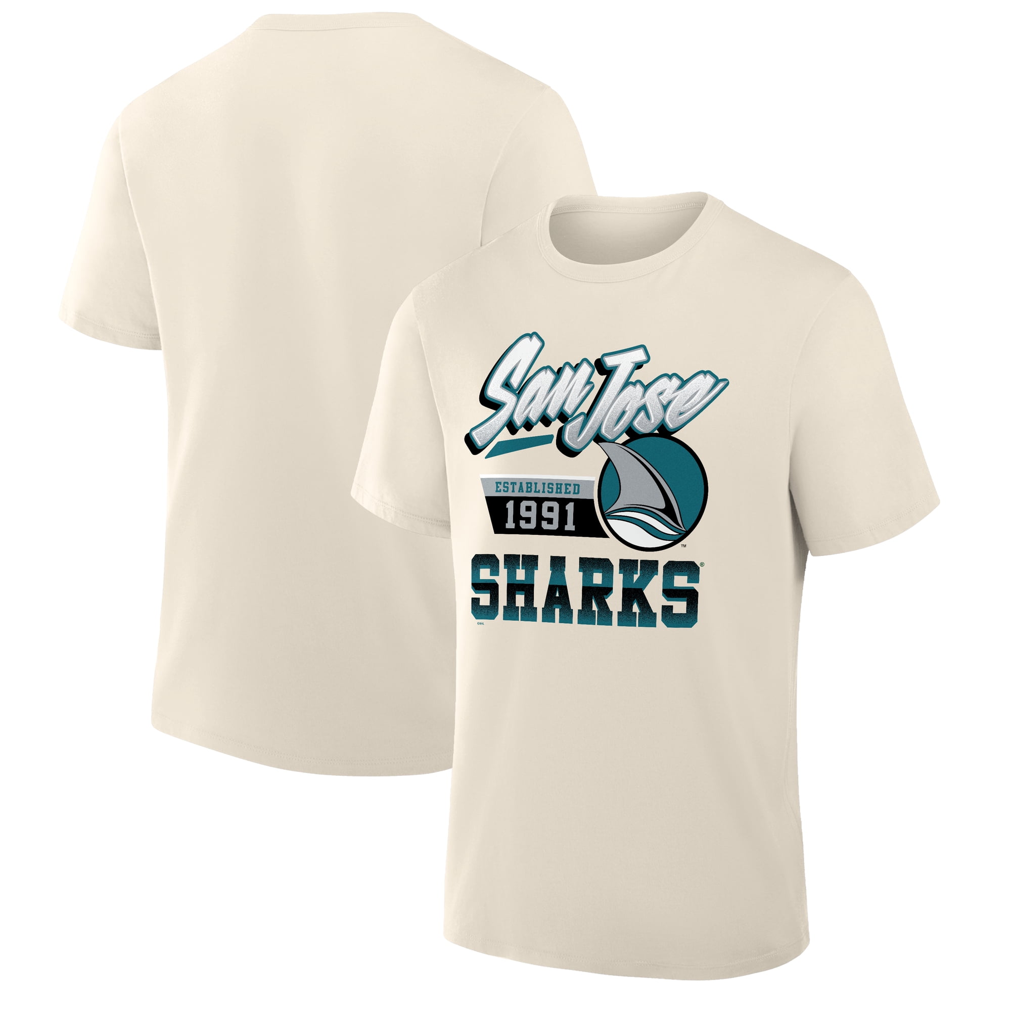 Men's Cream San Jose Sharks Alternate Legacy T-Shirt