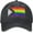 C3157, variant on Progress Pride Rainbow LGBT,LGBTQ Transgender Gay Flags Cowboy Hat Men Vintage Baseball Cap Women Dad Hat Black