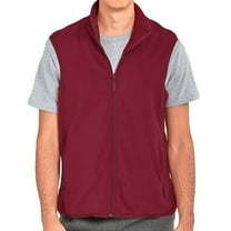DailyWear Mens Full-Zip Plush Polar Fleece Vest