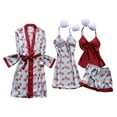 thumbnail image 2 of LSLJS Robes Ensembles pour Femmes, Pyjamas pour Femmes Ensemble Cinq Pièces avec Bretelles Pyjamas Vêtements de Maison pour Femmes Style Mince, 2 of 3