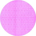 thumbnail image 1 of Ahgly Company Indoor Round Oriental Purple Modern Area Rugs, 3' Round, 1 of 4