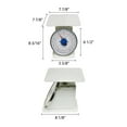 thumbnail image 2 of TrueCraftware- 5 lb. Mechanical Kitchen Flat Platform Weighing Food Scale- Heavy Duty Portion Control Mechanical Kitchen and Food Scale Industrial Dial Scale for Kitchens and Restaurants, 2 of 3