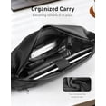 thumbnail image 4 of MARK RYDEN Bolso Cruzado para Hombre 6L, Bolso de Hombro Tipo Mensajero de Nylon Resistente Al Agua con Hebilla Magnética, Compartimento para Tablet de hasta 10 Pulgadas, Negro, 4 of 6