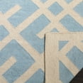 thumbnail image 4 of Safavieh Dhurries Brianna Geometric Runner Rug, Light Blue/Ivory, 2'6" x 6', 4 of 8