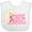 AA-White, variant on Inktastic These Fools Put My Cape on Backwards® Pink Superhero Edition Girls Baby Bib