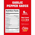 thumbnail image 5 of Cajun Nation Garlic Pepper Hot Sauce, 5 oz – Spicy Red Pepper Vinegar Sauce – Low Sodium, No MSG – Louisiana-Style Cajun Condiment, 5 of 7