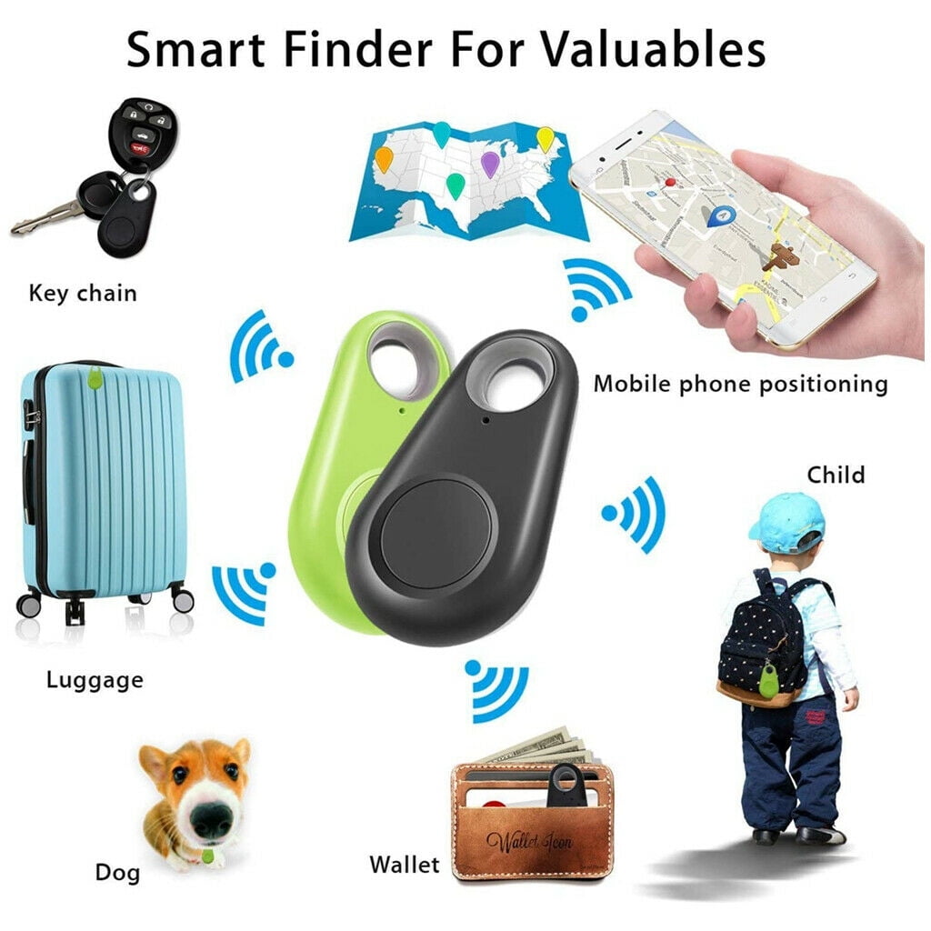 B Blesiya Smart Finder Traceur Bluetooth Localisateur dAlarme Tracker Portefeuille Noir 