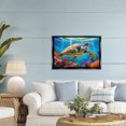 thumbnail image 2 of Stupell Industries Sun Rays Under The Sea Black Framed Floater Canvas Wall Art, design by LSR Design Studio, 21 x 31, 2 of 9