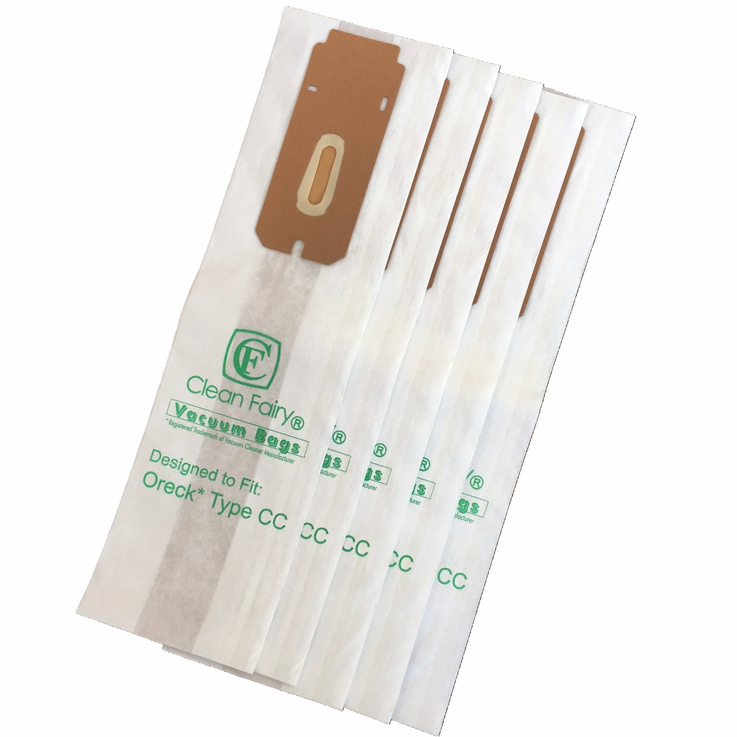 CF Clean Fairy 12pack Compatible with Oreck CCPK8DW Type CC Vacuum Cleaner Bags