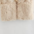 thumbnail image 4 of Yuyuzo Winter Plush Vest for Women Button Fleece Jackets Solid Color Warm Tops Blouse, 4 of 5