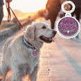 thumbnail image 4 of CSChome Dog Tag Pet Collar - Eye-Catching Face Pattern, Durable Engraved Nameplate, Dog ID Supplies, 4 of 7