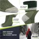 thumbnail image 4 of Calcetines térmicos de lana merino Alvada para senderismo, 3 pares, 4 of 5