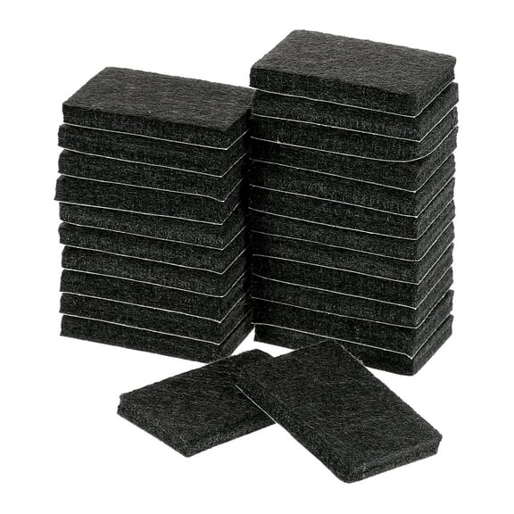 Furniture Pads, 8Pcs 8"x6" - Rectangle Self Adhesive Felt Furniture Pads, Hardwood Floor Protectors for Furniture Feet Chairs Legs (Beige)