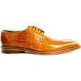 thumbnail image 3 of Mens Belvedere New Exotic Siena Genuine Ostrich Leather Burned Amber Brown 1463, 3 of 4