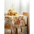 thumbnail image 6 of Fall Thanksgiving Tablecloth Tabletop Collection for Kitchen Dining Decoration Parties Harvest, Fall Leaves, Tablecloth, 60" Round, 6 of 6