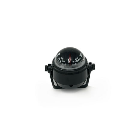 - Five Oceans Black Angler Compass W/Bracket Mount FO-2433