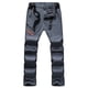 thumbnail image 1 of Pantalones de senderismo con cremallera desmontable para hombre: nailon transpirable, secado rápido, cintura ajustable con cinturón, adecuados para deportes al aire libre, 1 of 2