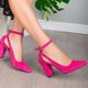 thumbnail image 2 of Colette - Tacones de bloque de ante rosa rosa 23 CM, 2 of 5