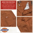 thumbnail image 4 of Dickies Womens Work Pants - High Waist Women Carpenter Pants Relaxed Fit with Belt & Utility Pockets, 4 of 7