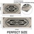 thumbnail image 4 of Boho Style Kitchen Rugs and Mats Set of 2, Country Rustic Farmhouse Kitchen Rugs, Non-Slip Washable Kitchen Mat for Front Sink Bohemian Farmhouse Kitchen Decor17x30+17x47Inch, 4 of 6
