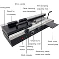 thumbnail image 5 of EQCOTWEA Manual Hot Melt Glue Binder Wireless Document Book Binding Machine with Double Roller Applicator, 5 of 11