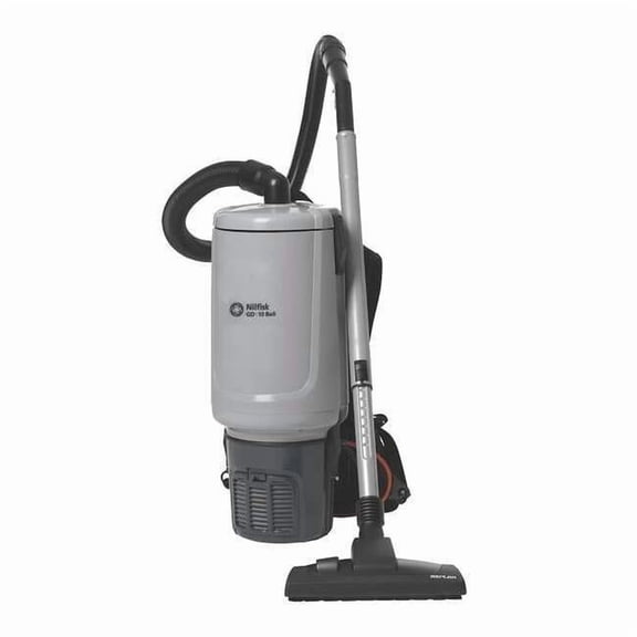 Nilfisk Backpack Vacuum,Disposable Bag,10.8 lb. 9060709010