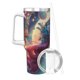 thumbnail image 2 of Taza de hielo Ariel de 40 oz con asa, taza aislada duradera que mantiene las bebidas calientes o frías, para deportes al aire libre, fitness, gran capacidad, talla única., 2 of 8