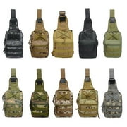 Smartasin Sling Bag for Man, One Shoulder Sling Backpack Army Durable Military Nylon Bag Rucksack