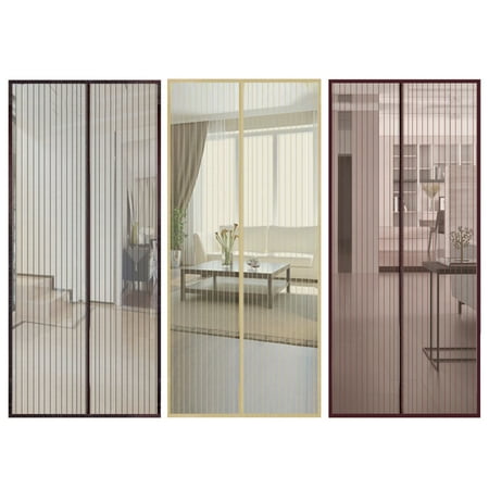 Cuh Mosquito Screen Door Magnetic Mesh Fastening Flying Insect Door Curtain Fly Screen Bug Net