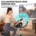 thumbnail image 2 of Pooboo Magnetic Exercise Bike Stationary Bike for Home Gym Indoor Cycling Bike w/Comfortable Seat Cushion 350lbs, 2 of 10