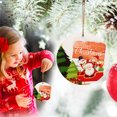 thumbnail image 3 of Adornos navideños Tarjeta colgante de madera de Navidad Decoración de árbol de Navidad de madera de doble cara Wmkox8yii gf9245, 3 of 8