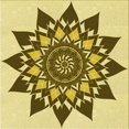thumbnail image 1 of Ahgly Company Machine Washable Indoor Square Transitional Oak Brown Area Rugs, 4' Square, 1 of 7