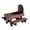 Charcoal color witho, variant on AOOOWER Wood Animal Feeder For Yard Birds And Squirrels All Weathers Corn Holder With Sunshade for Wildlife Feeding Supply