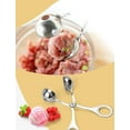 thumbnail image 4 of Gseagtia Meatball Scoop Ball Maker, 2PC Stainless Steel Meat Baller Tongs, Cake Pop Maker Meatball Maker Melon Baller Cookie Scoop Cake Rice Dough Ice Tongs for Kitchen Tools,, 4 of 7