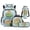 Cute Turtle and Capybara, variant on Yspwyqan Pink Boba Axolotl 4Pcs Backpack Set with Lunch Box Pencil Case Water Bottle Bag, 17 Inch Multi-Pocket Lightweight Laptop Backpack for Elementary Middle School Travel
