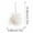 White, variant on CuiLiyq Christmas Long Fuzzy Tree Ornaments Festive Hanging Decorations Fur Christmas Ornaments Home DIY Craft Party Decor