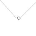 thumbnail image 2 of Sterling Silver Created Pink Sapphire Turtle Necklace 18 Inches, 2 of 2