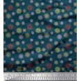 thumbnail image 2 of Soimoi Tissu Poly Georgette Tissu à Imprimé Floral Artistique au Mètre 52 Pouces de Large, 2 of 3
