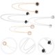 thumbnail image 5 of 4 pinzas delicadas para suéter, cadena para suéter, traje, cuello, decoración, pinzas para capa con cadena, 5 of 7