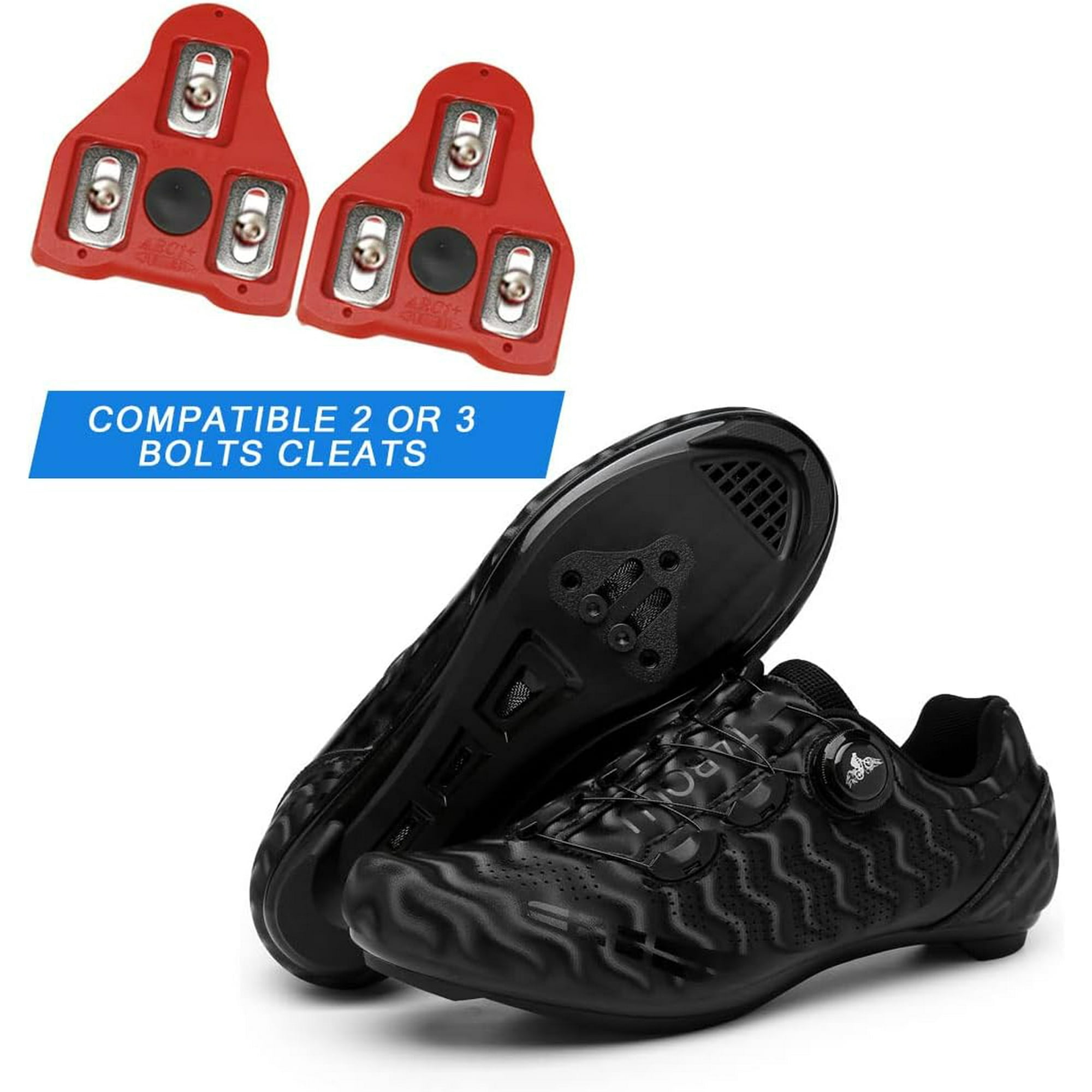 Spinning Bike GHSDFBB Mens Cycling Shoes With Cleat Set Compatible