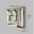 thumbnail image 4 of Dreamwerks Solis 28"W x 28"H LED Medicine Cabinet with Mirrored Doors, 4 of 14