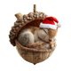 thumbnail image 1 of Adorno de bellota con animales del bosque Adornos navideños con criaturas del bosque Adornos acrílicos 2D Animales acogedores en piñas Decoración colgante para la decoración de fiestas en casa, 1 of 7