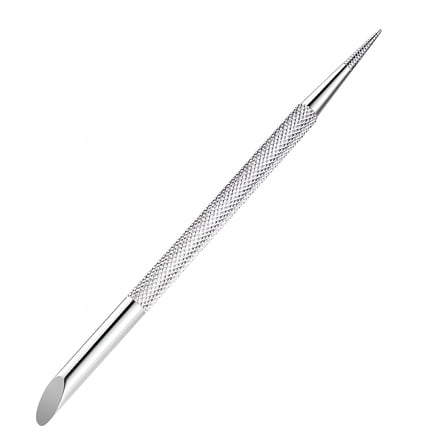 FACEGA Stainless Steel Cuticle Pusher Dual Ended Manicure Stick Nail Art Dotting Pen Manicure Tools Cuticle Remover Cleaner