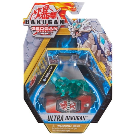 Bakugan Ultra, Fenneca, 3-inch Tall Geogan Rising Collectible Action Figure and Trading Card